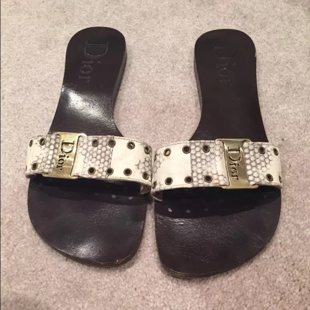 Dior slip on flats size 9